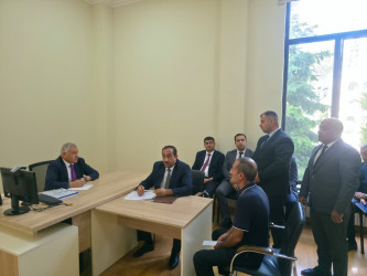Tərtər Rayon İcra Hakimiyyətinin başçısı Müstəqim Məmmədov növbəti dəfə vətəndaşların müraciətlərini dinləyib