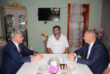 Rayon rəhbəri “Konstitusiya və Suverenlik İli” çərçivəsində Əfqanistan müharibəsinin iştirakçısı, Birinci Qarabağ müharibəsi qazisi Rəfail Verdiyevlə görüşüb