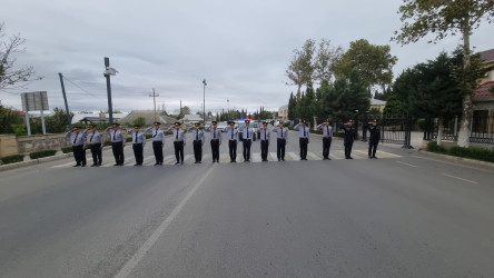 Tərtərdə şəhidlərimizin əziz xatirəsi bir dəqiqəlik sükutla anılıb