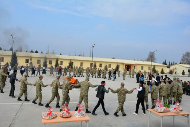 Tərtərdə yerləşən N nömrəli hərbi hissədə Novruz şənliyi keçirilib