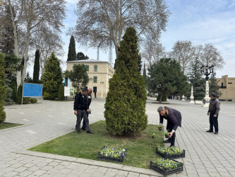 Tərtərdə “Konstitusiya və Suverenlik İli” çərçivəsində Ulu Öndərin anadan olmasının 102-ci ildönümü ilə əlaqədar gül-çiçək kolları əkilib