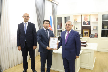 Tərtərdə Qarabağ Regional Memarlıq və Şəhərsalma Baş İdarəsinin yaradılmasının 5 illiyinə həsr olunmuş tədbir keçirilib