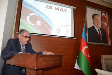“28 May -  tarixin yaddaşında müstəqillik və milli iradə günüdür”