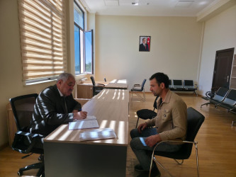 Tərtər Rayon İcra Hakimiyyətində mütəmadi olaraq vətəndaşların müraciətləri dinlənilir