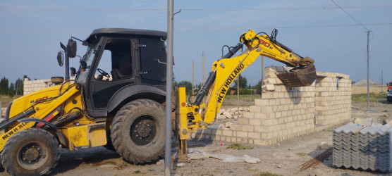 Tərtərdə qanunsuz inşa edilən obyekt aşkarlanaraq söküntüsü təmin edilib