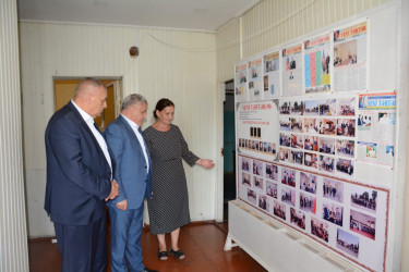 İcra başçısı milli mətbuatın  150 illik  yubileyi münasibəti ilə “Yeni Tərtər” qəzetinin kollektivi ilə görüşüb