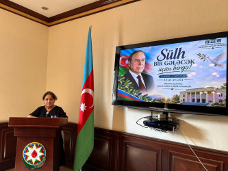Tərtərdə “Sülh – bir gələcək üçün birgə” mövzusunda   “dəyirmi masa” keçirilib