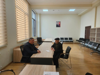 Tərtər Rayon İcra Hakimiyyətində mütəmadi olaraq vətəndaşların müraciətləri dinlənilir
