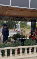 Vətən Müharibəsi şəhidi Mirzəli Rəşadın şəhadətə qovuşmasının 6-cı ildönümü münasibətilə məzarı ziyarət olunub