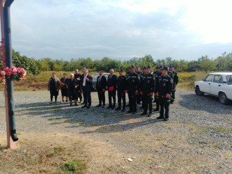 Vətən Müharibəsi şəhidi Əliyev Elməddinin şəhadətə qovuşmasının 6-cı ildönümü münasibətilə məzarı ziyarət olunub