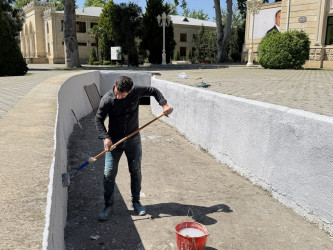 Tərtərdə “Bakı–Xankəndi” velosiped yürüşünün keçiriləcəyi marşrut üzrə işlər davam etdirilir