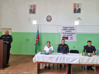 Hacıqərvənd kənd tam orta məktəbində maarifləndirici tədbir keçirilib