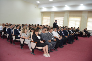 Tərtərdə meşə, yaşıllıq və əkin sahələrinin yanğın təhlükəsizliyinə dair tədbir keçirilib