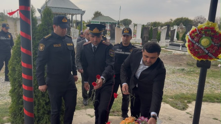 Vətən Müharibəsi şəhidi Məhərrəmli Fuadın şəhadətə qovuşmasının 6-cı ildönümü münasibətilə məzarı ziyarət olunub