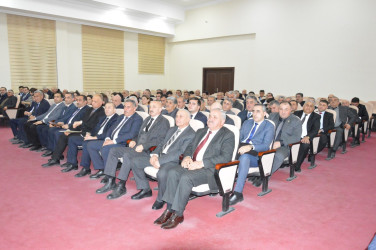 Tərtər Rayon İcra Hakimiyyətində aparat müşavirəsi keçirilib