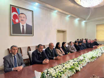 Tərtərdə “1 Mart Ümumdünya Mülki Müdafiə Günü” ilə əlaqədar “ Dayanıqlı və sabit gələcək naminə ekoliji risklərin idarə edilməsi”  mövzusunda tədbir keçirilib