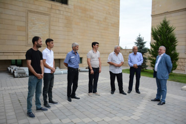 Tərtərli şəhid ailələri və  Vətən müharibəsi əlilləri müalicə və istirahət üçün Naftalan şəhərinə yola salınıb