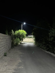 Tərtərdə Milli Qəhrəman Şükür Həmidovun adını daşıyan küçədə müasir gecə işıqlandırılması sistemləri quraşdırılıb