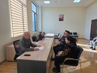 Tərtər Rayon İcra Hakimiyyətində mütəmadi olaraq vətəndaşların müraciətləri dinlənilir