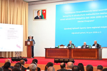 Ağcabədidə aqrar sahənin 2026–2030-cu illər üzrə inkişaf prioritetləri müzakirə olunub