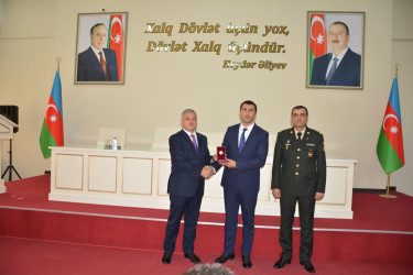 Tərtərdə Vətən müharibəsi iştirakçılarına medallar təqdim olunub