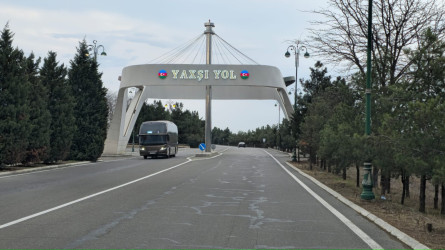Tərtər  şəhərin girişində ad göstəricisi yenidən bərpa olundu