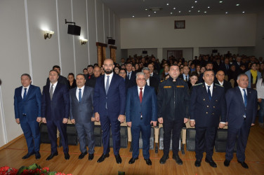 Tərtərdə Ümummilli Lider Heydər Əliyevin anım gününə həsr olunmuş tədbir keçirilib
