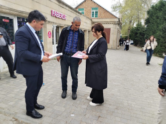 Tərtərdə korrupsiyaya qarşı mübarizə sahəsində əhali arasında maarifləndirmə işləri aparılmışdır