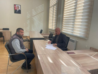 Tərtər Rayon İcra Hakimiyyətində mütəmadi olaraq vətəndaşların müraciətləri dinlənilir