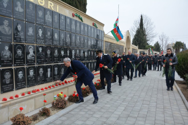 Tərtərdə 20 Yanvar- Ümumxalq Hüzn günündə şəhidlərin xatirəsi ehtiramla anılıb