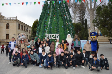 Tərtər Mədəniyyət Mərkəzində şəhid və qazi övladları üçün interaktiv teatr şousu keçirilib