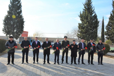 31 dekabr-Dünya Azərbaycanlılarının Həmrəyliyi  Günü və yeni  təqvim ilinin başlanması münasibəti ilə Tərtər Rayon İcra Hakimiyyətində tədbir keçirilib