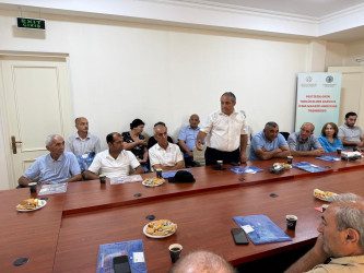 Tərtərdə pestisidlərdən təhlükəsiz istifadə ilə bağlı maarifləndirmə tədbiri keçirilib