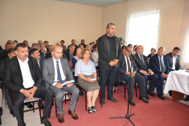 Tərtər Rayon İcra Hakimiyyətinin başçısı Müstəqim Məmmədovun növbəti səyyar-qəbul görüşü Dəmirçilər kəndində keçirilib