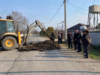 Ələsgərli kənd sakinlərinin müraciəti həll olunub