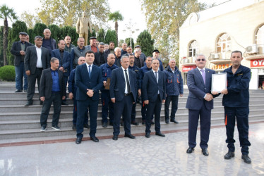 Tərtərdə 20 oktyabr – Azərbaycan energetiklərinin peşə bayramı günü qeyd olunub