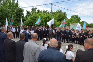 Qurban bayramı münasibətilə Kəngərli kəndində 100-ə yaxın ailəyə texniki su xətti çəkilib