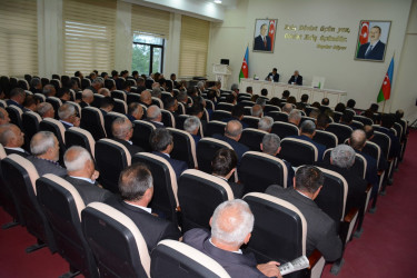 Tərtər Rayon İcra Hakimiyyətində növbəti aparat müşavirəsi keçirilib