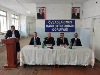 Tərtərdə "Övladlarımızı Narkotiklərdən qoruyaq" və "Erkən nigahın qarşısının alınması" mövzusunda tədbiri keçirilib