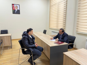 Tərtər Rayon İcra Hakimiyyətində mütəmadi olaraq vətəndaşların müraciətləri dinlənilir