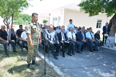 Rayon rəhbərinin Düyərli kəndində növbəti səyyar qəbul-görüşü keçirilib