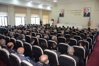 Tərtərdə Toxum Sərgi-Satış Yarmarkası və “Aqrar sahədə dövlətin dəstək mexanizmləri” mövzusunda panel müzakirəsi keçirilib