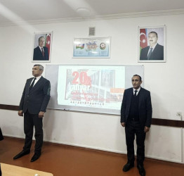 “20 yanvar müstəqilliyə aparan yoldur” adlı inşa müsabiqəsi keçirilib