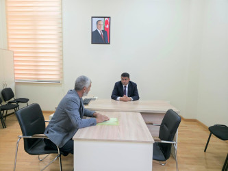 Tərtər Rayon İcra Hakimiyyətində mütəmadi olaraq vətəndaşların müraciətləri dinlənilir