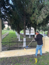 Əskipara kəndində abadlıq və təmizlik işləri görülüb