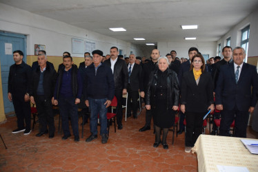 Rayon rəhbərinin növbəti səyyar-qəbul görüşü Mamırlı kəndində keçirilib