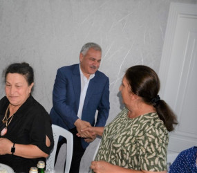 Tərtər Rayon İcra Hakimiyyətinin başçısı Müstəqim Məmmədov şəhid ailələri ilə görüşüb