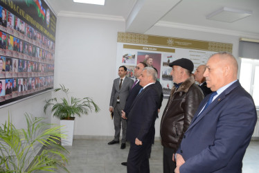 Rayon rəhbəri Xoruzlu kənd tam orta məktəbində mövcud şəraitlə tanış olub