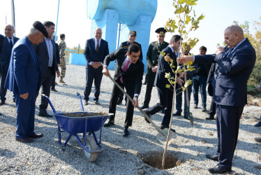 Tərtər rayonunun Səhləbad kəndində 8 Noyabr - Zəfər Günü münasibətilə 500-dən artıq sakinə texniki su xətti çəkilib.