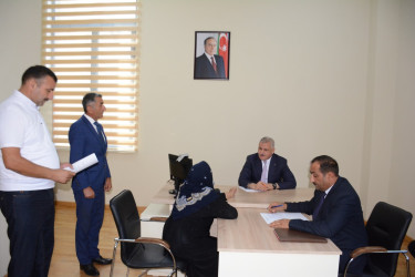 Rayon rəhbəri tərəfindən növbəti dəfə vətəndaşların müraciətləri dinlənilib